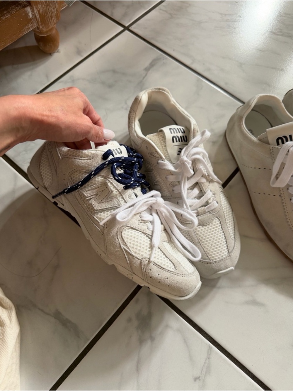Authentic Miu Miu New Balance Sneaker